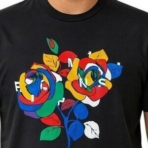 Adidas Originals Rich Mnisi Rose Floral Graphic Tee Black Men's Unisex
